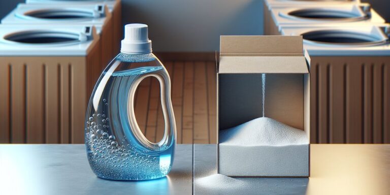 laundry gel vs powder detergent comparison