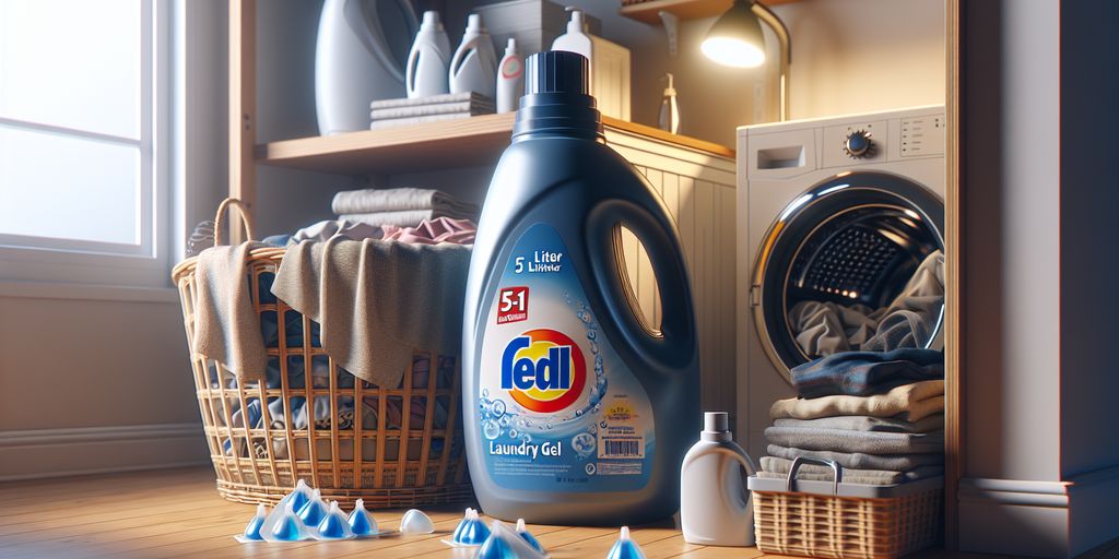 laundry gel 5 liters in home setting
